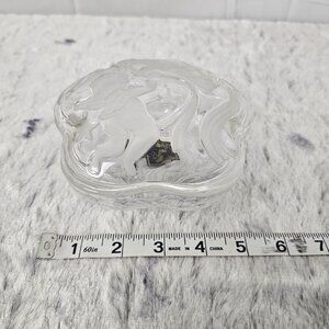 Cherub German Glass Bowls Mikasa Crystal Holiday Set 2 Sweet Dish 5.5 Valentines